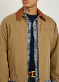 Quilted canvas jacket