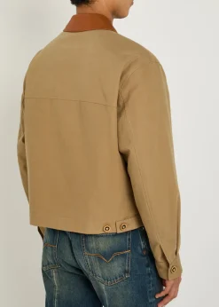 Quilted canvas jacket