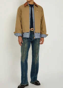 Quilted canvas jacket