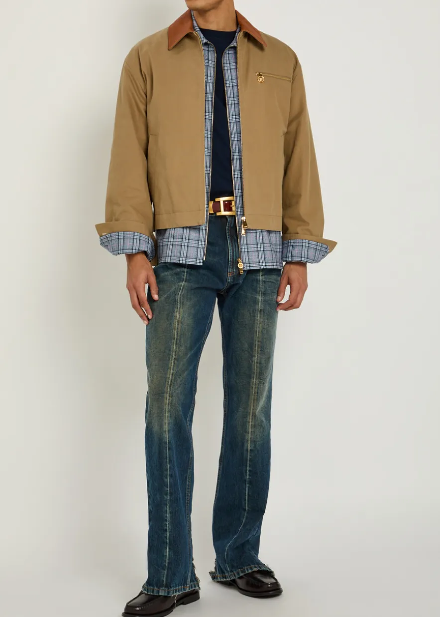 Quilted canvas jacket