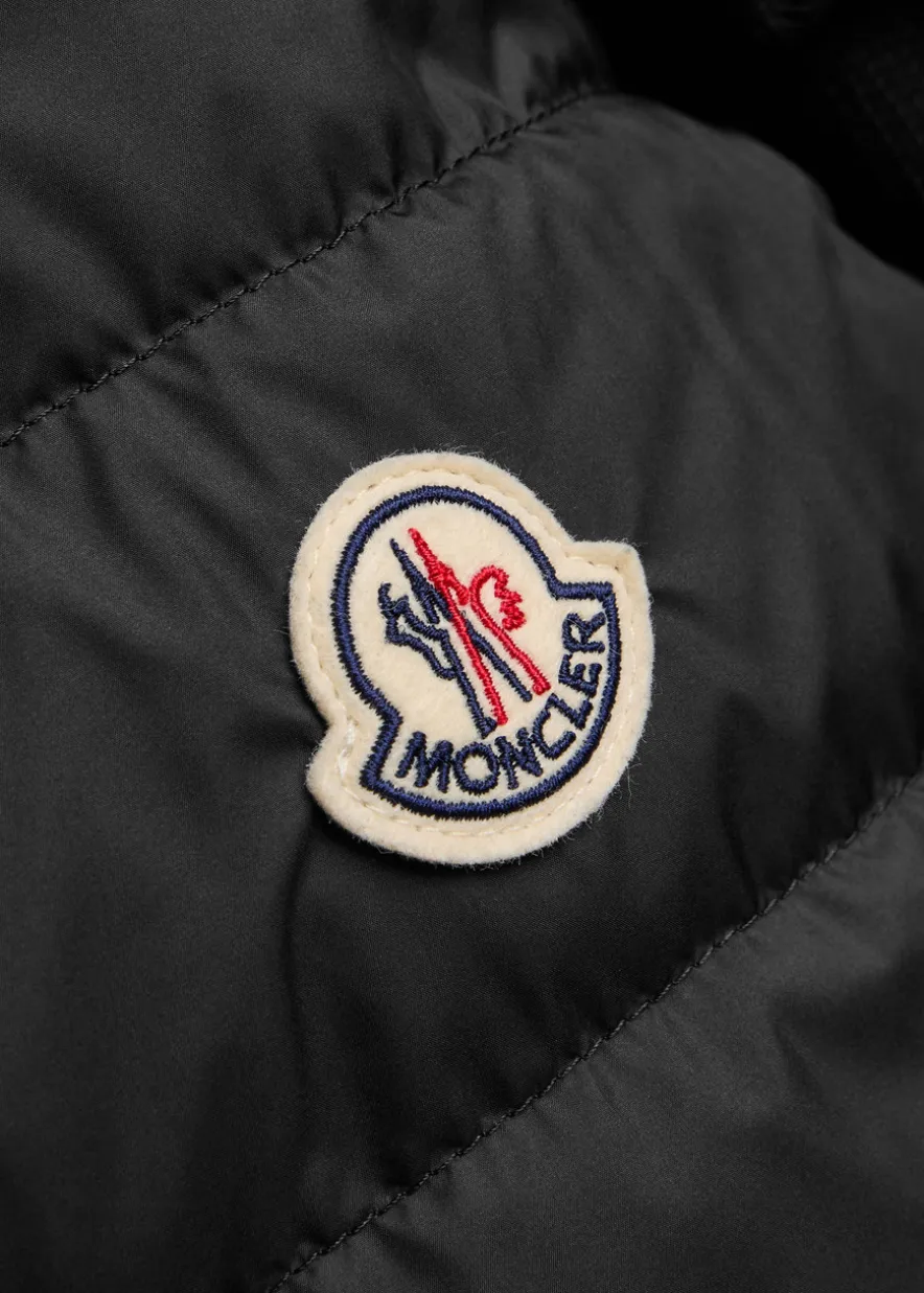Quilted cotton and shell jacket