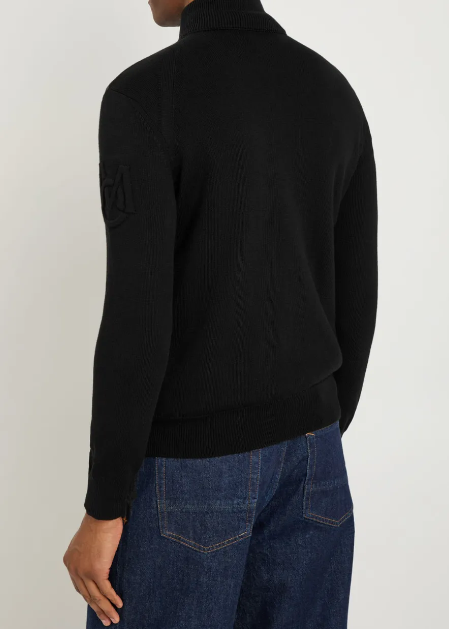 Quilted cotton and shell jacket
