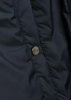 Quilted hooded cotton jacket