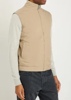 Quilted reversible shell gilet