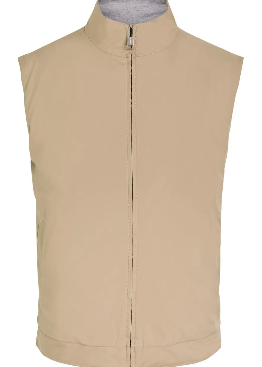 Quilted reversible shell gilet