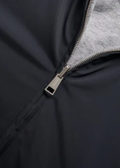 Quilted reversible shell jacket