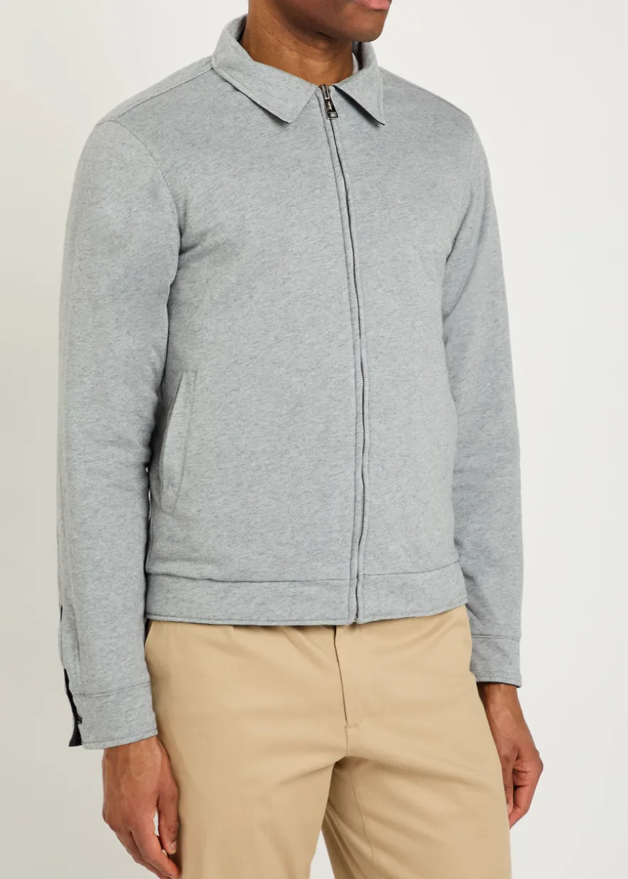 Quilted reversible shell jacket