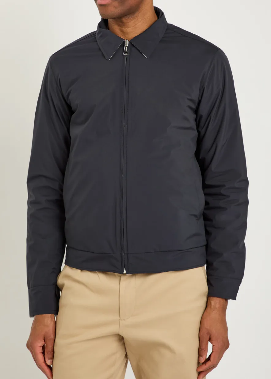 Quilted reversible shell jacket