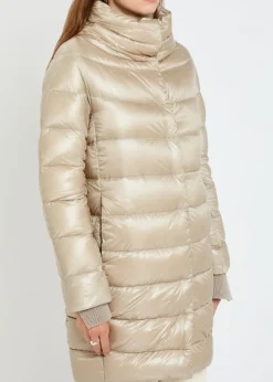 Quilted shell coat