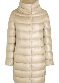 Quilted shell coat