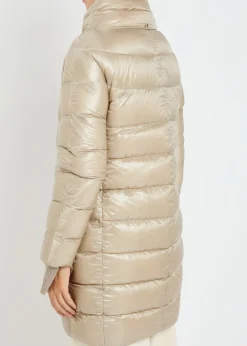 Quilted shell coat