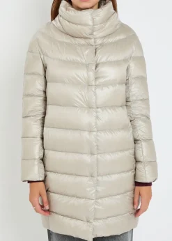 Quilted shell coat