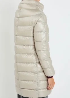 Quilted shell coat
