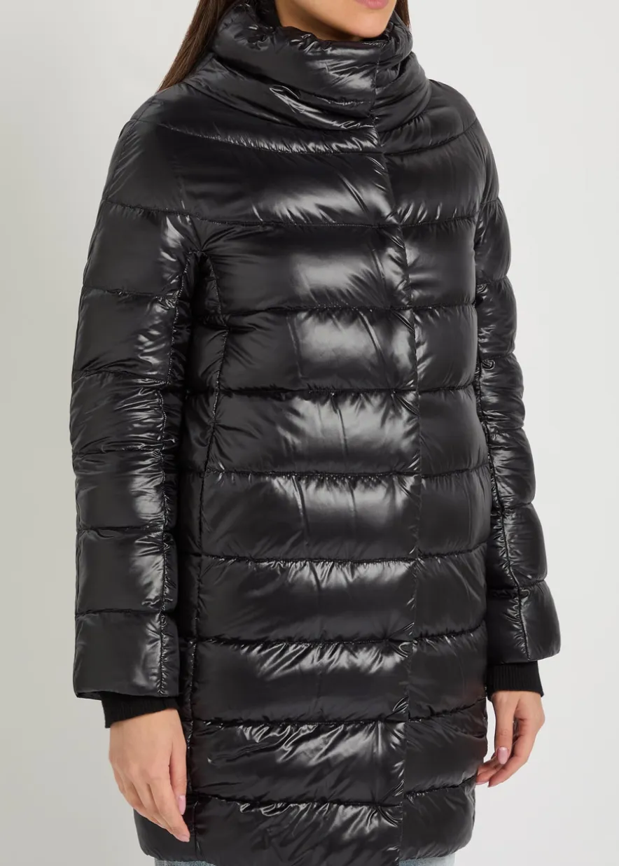 Quilted shell coat
