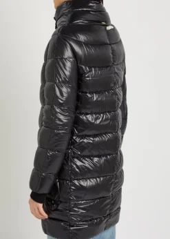 Quilted shell coat