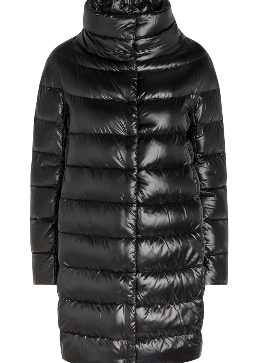Quilted shell coat