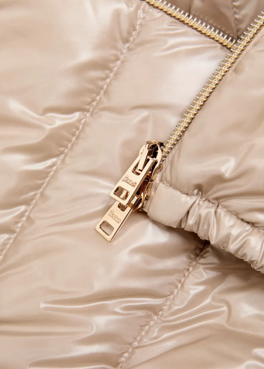 Quilted shell jacket
