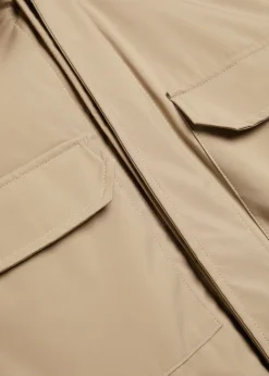 Quilted shell jacket
