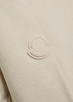 Quilted wool and shell jacket