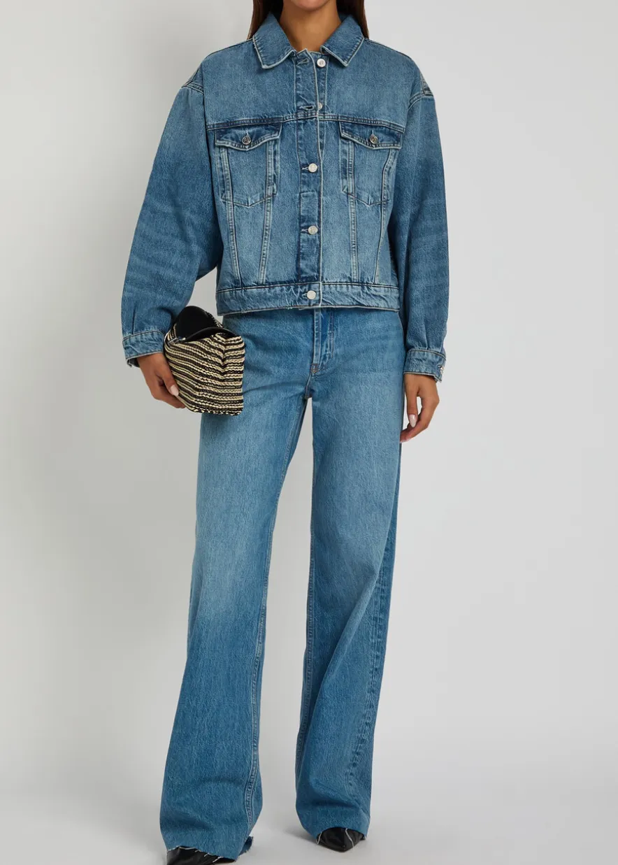 Quincy panelled denim jacket