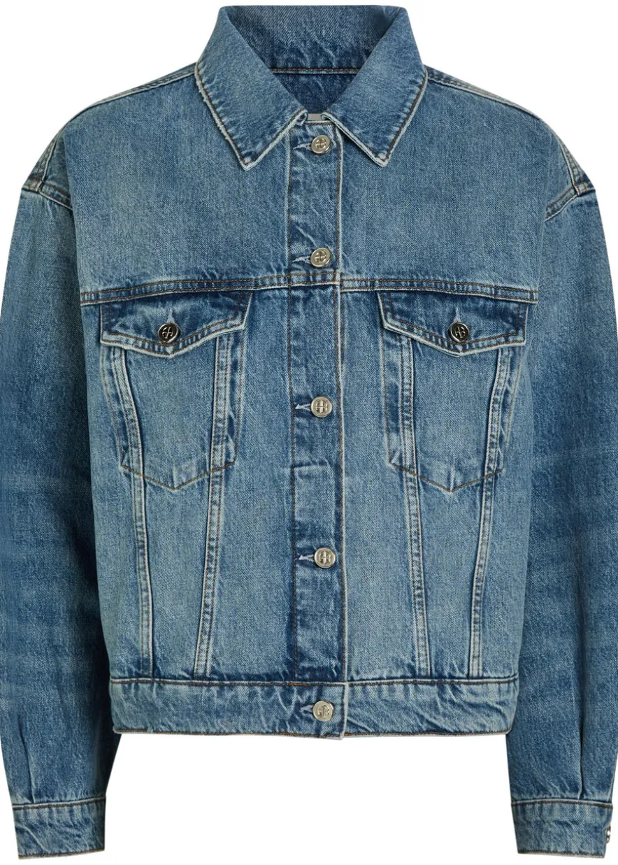 Quincy panelled denim jacket