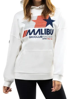 Racer hooded sweatshirt