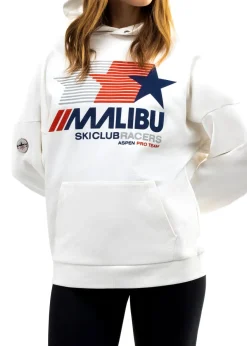 Racer hooded sweatshirt
