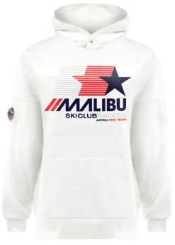 Racer hooded sweatshirt