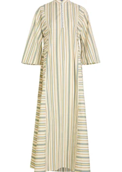 Rachel striped cotton maxi dress