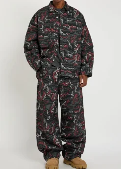 Raf patterned cotton overshirt