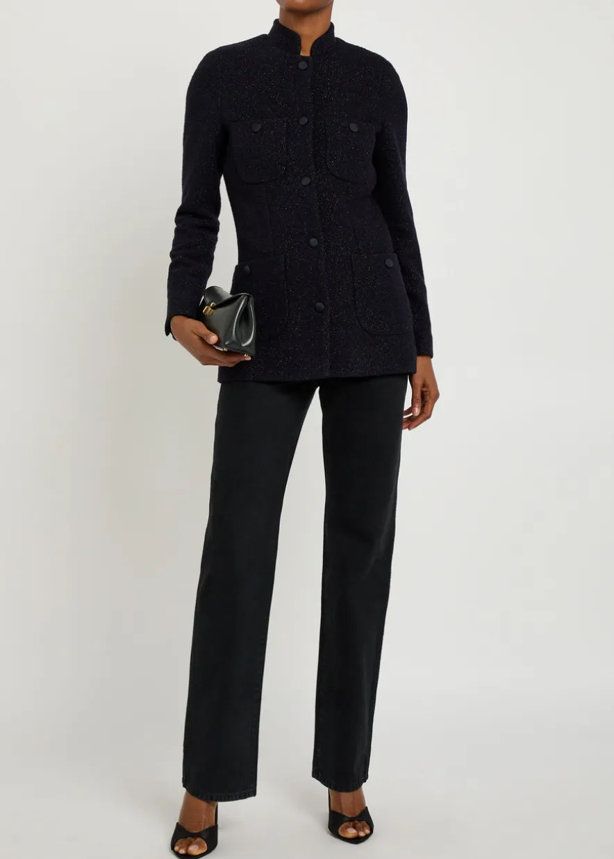 Raja metallic tweed jacket