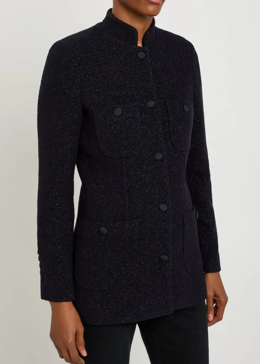 Raja metallic tweed jacket