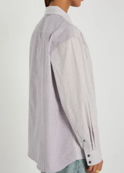Ramona printed cotton-poplin shirt