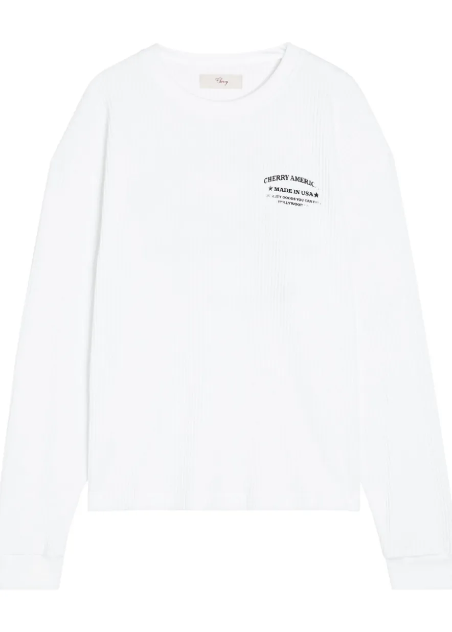 Ranchwear printed waffle T-shirt