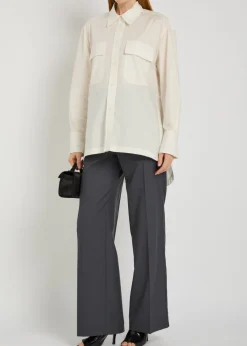 Ranya cotton-poplin shirt