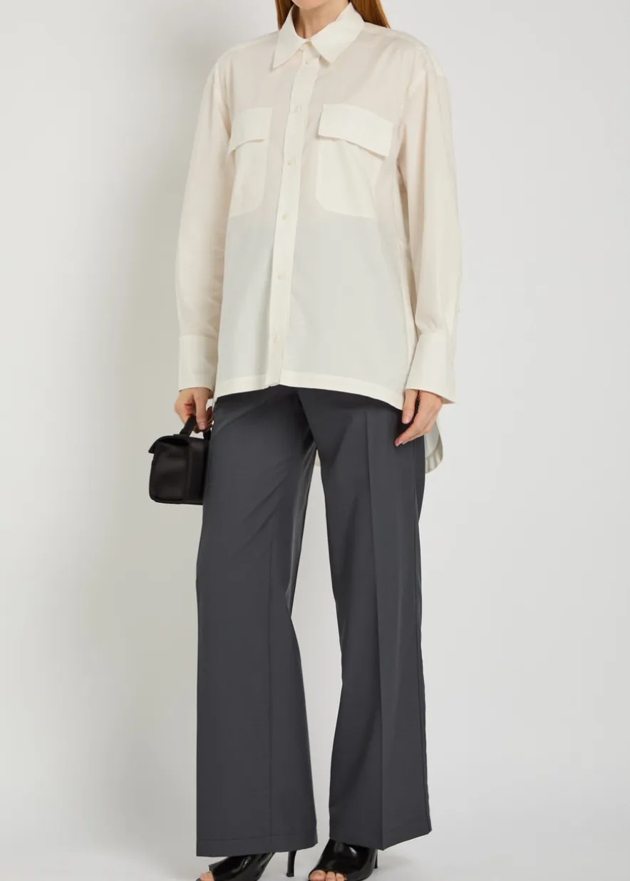 Ranya cotton-poplin shirt