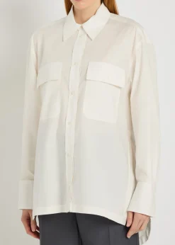 Ranya cotton-poplin shirt