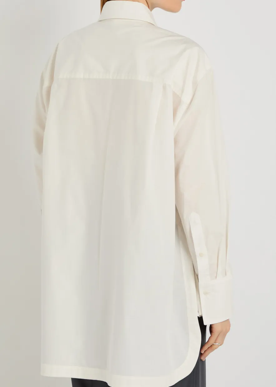 Ranya cotton-poplin shirt
