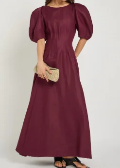 Ranya linen maxi dress