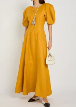 Ranya linen maxi dress