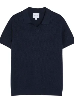 Rapha textured-knit polo shirt