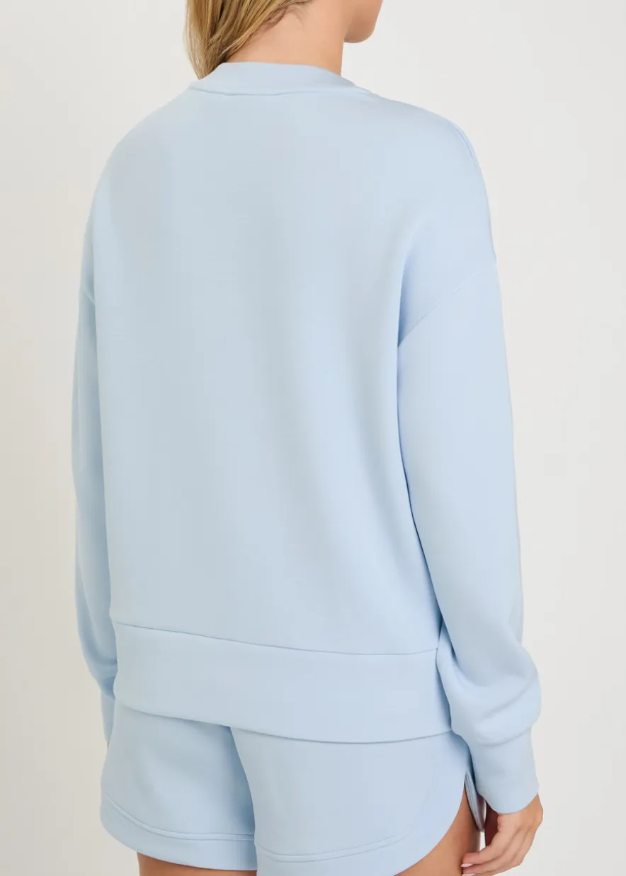 Rasco Namesake embroidered stretch-jersey sweatshirt