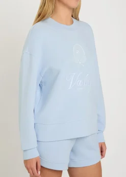 Rasco Namesake embroidered stretch-jersey sweatshirt