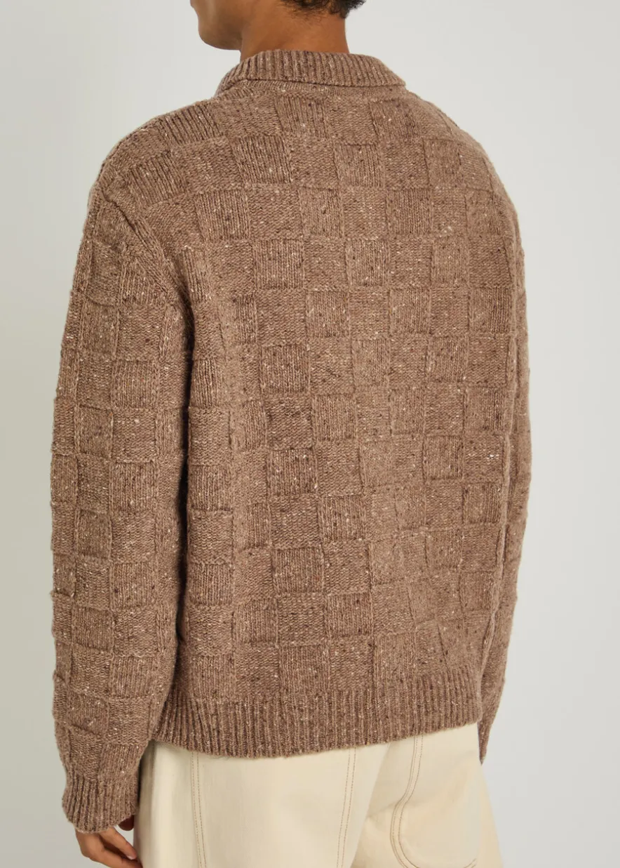 Rat Pack wool-blend cardigan