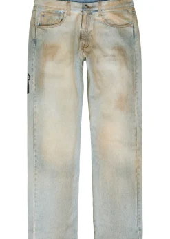 Reaper printed straight-leg jeans