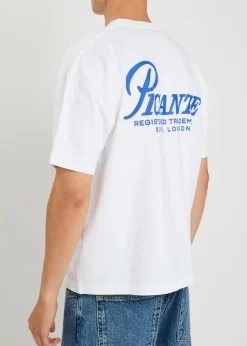 Record logo-print cotton T-shirt