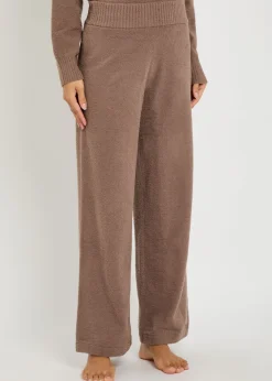 Recy straight-leg bouclé trousers