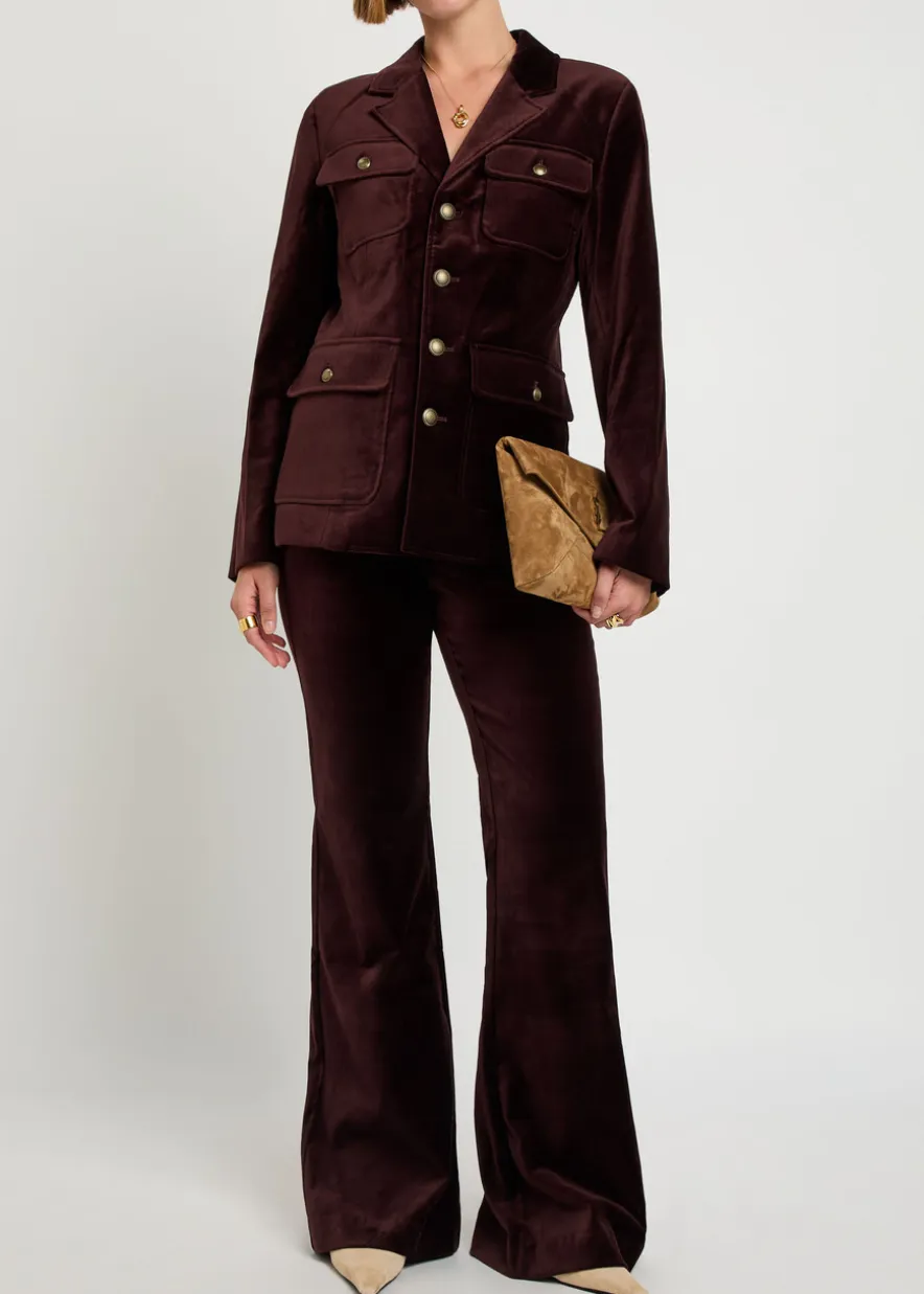 Reign velvet jacket