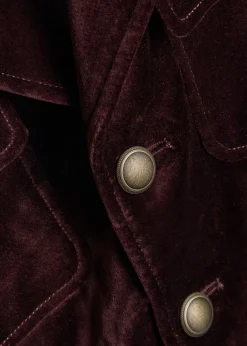 Reign velvet jacket