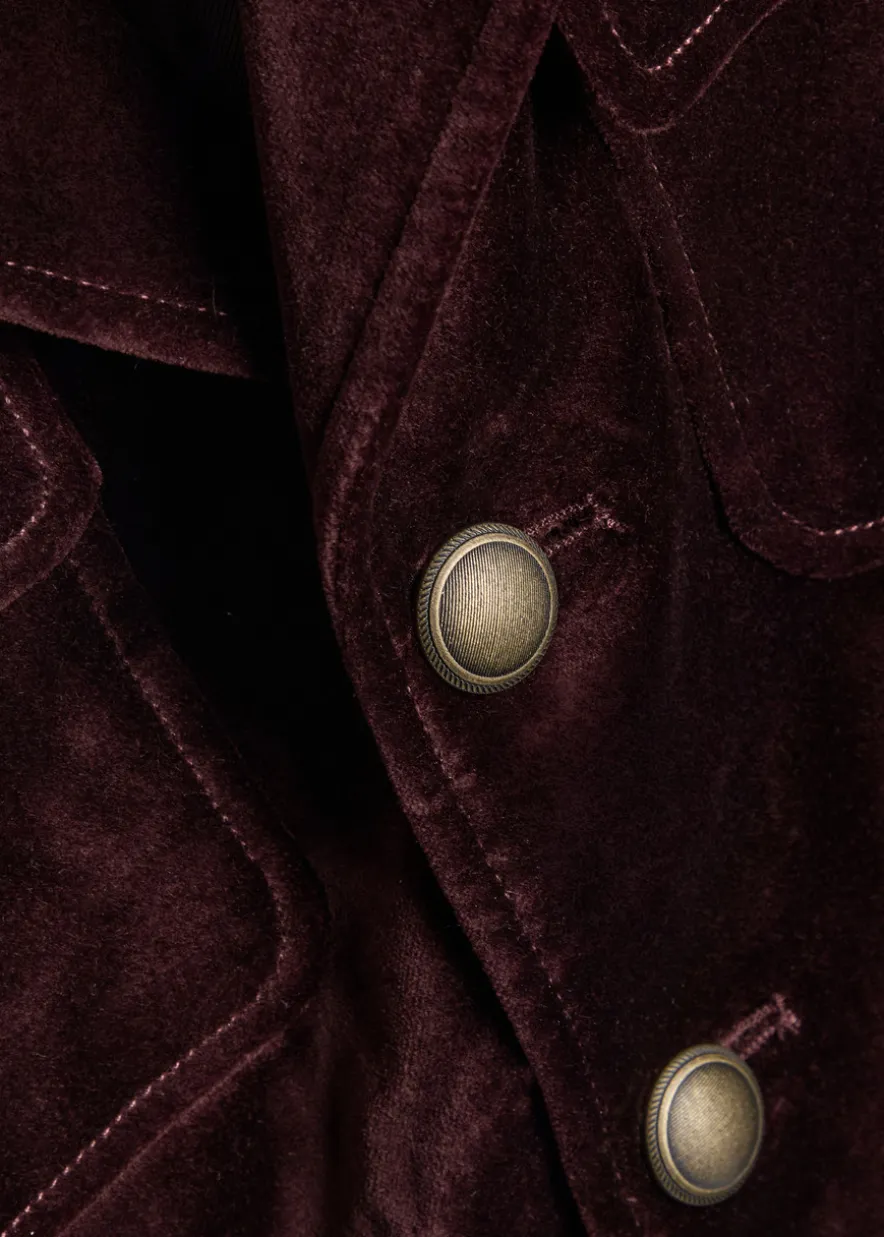 Reign velvet jacket